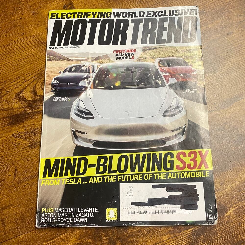 Motor Trend Magazine July 2016